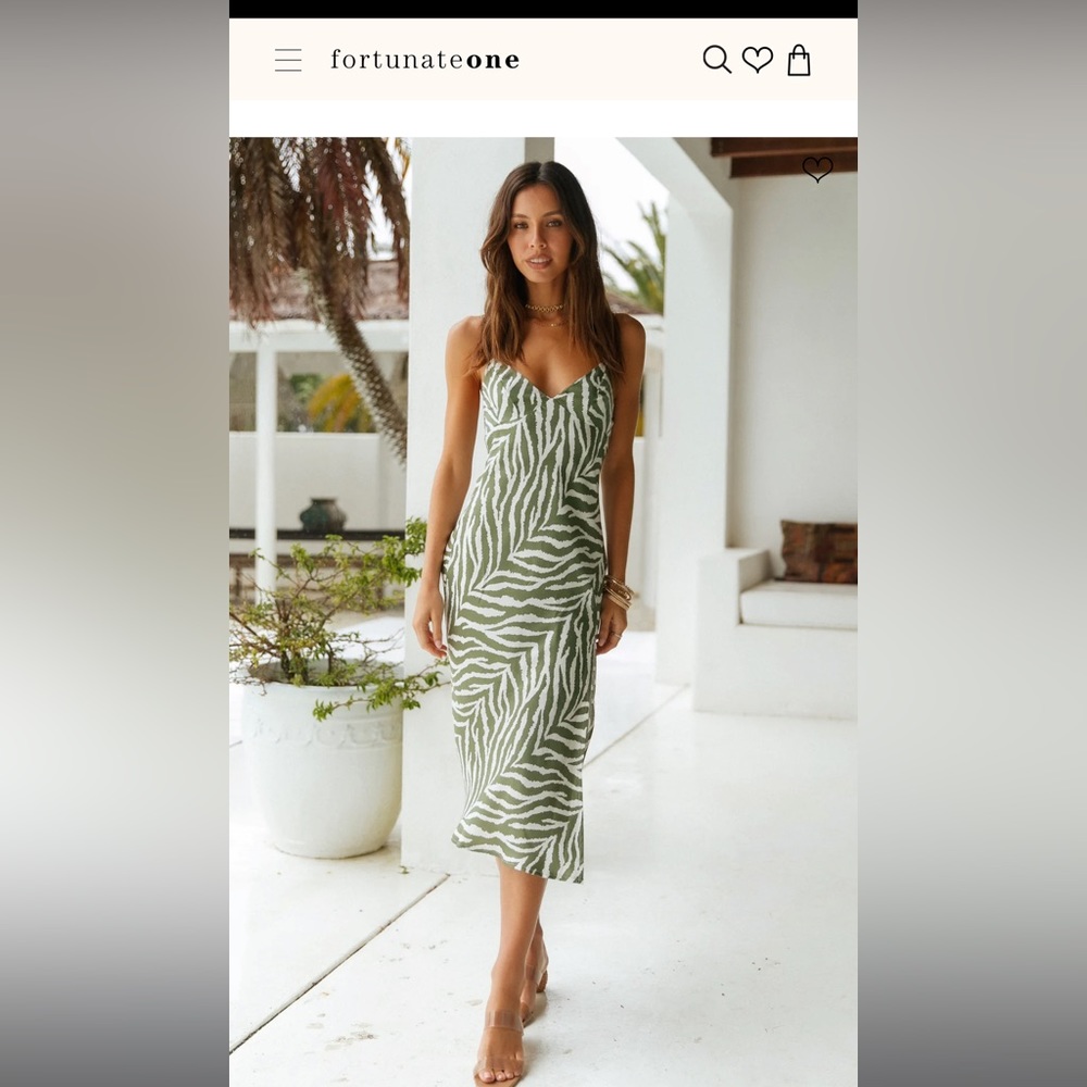 Eyes Wide Open Midi Dress - Fortunate One